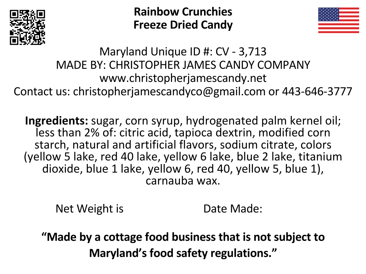 Rainbow Crunchies